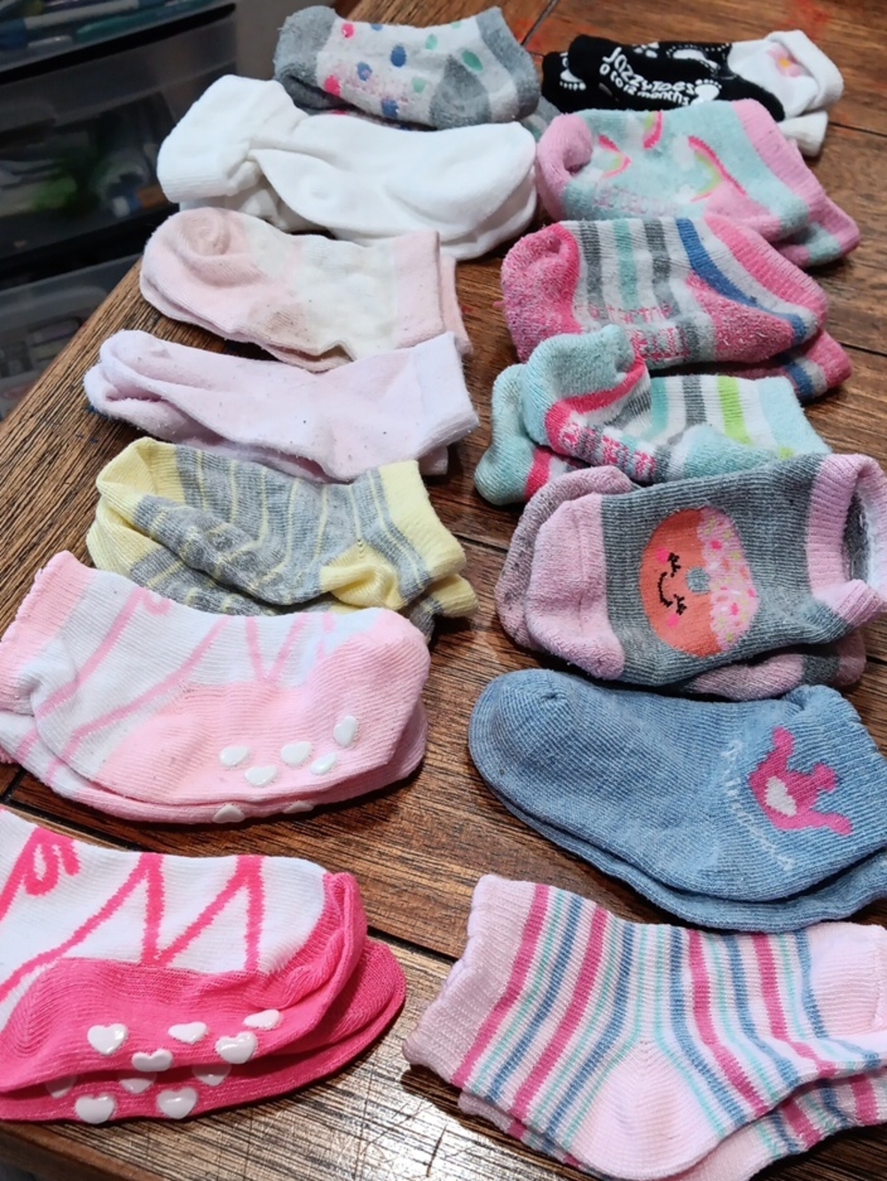 Kids No-Show Sock Pack - Pink, Gray, Blue, White & Pastel Mix